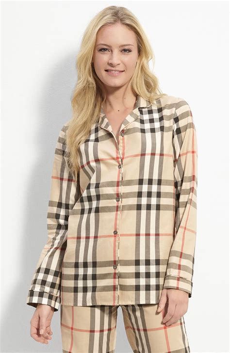 womens burberry pajamas|Burberry pajama bottoms.